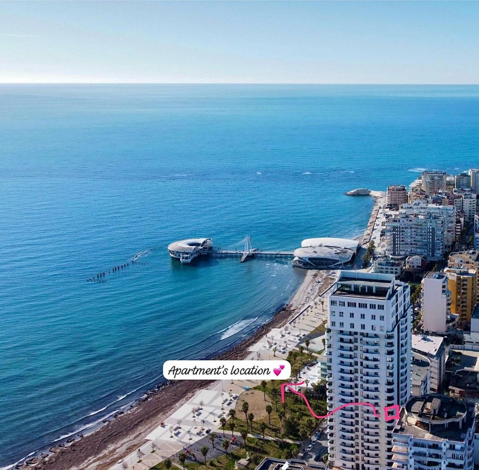 Lift @Vollga With Bbq And Patio Apartment Durres Exterior photo